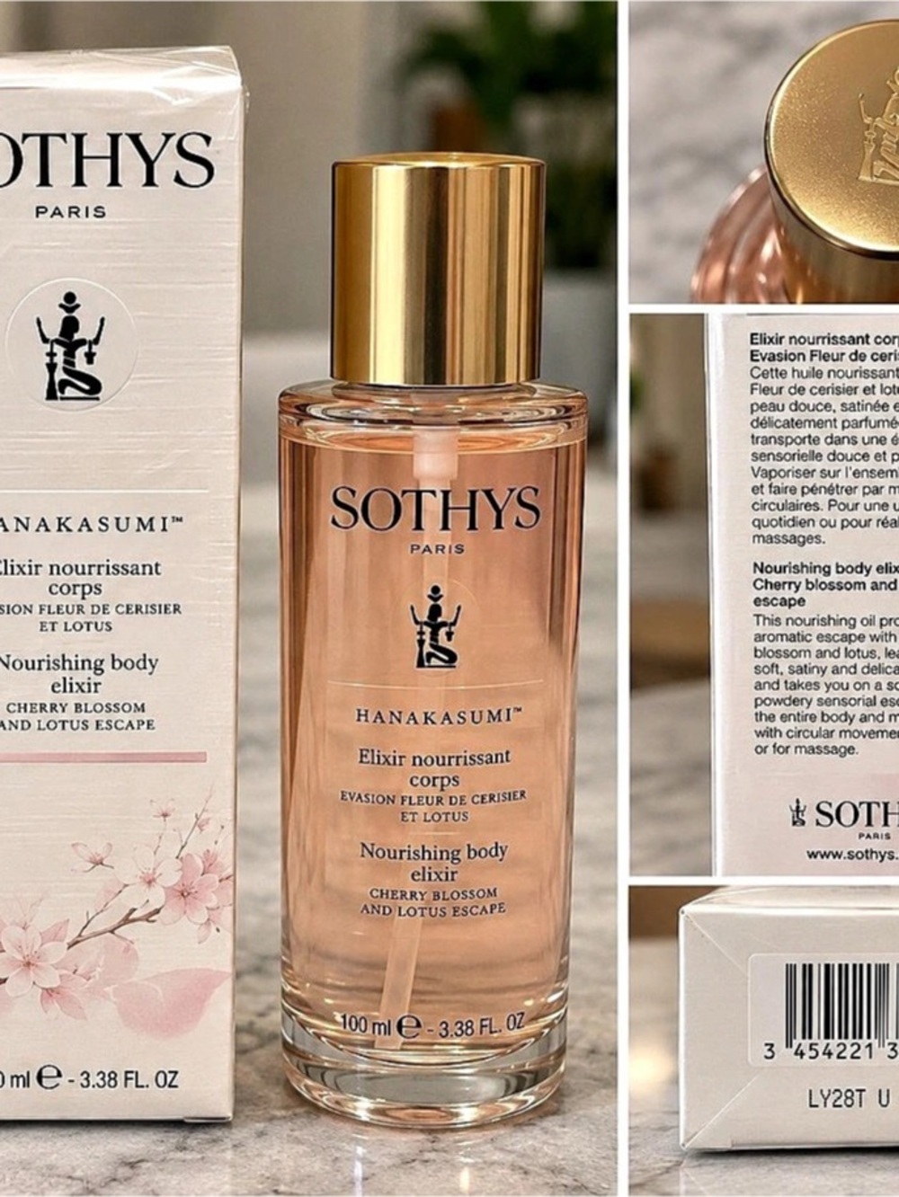Sothys Hanakasumi Nourishing Body Elixir Nourishing Body Elixir Pink NWT